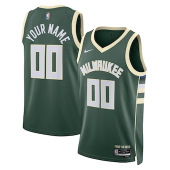 Custom Milwaukee Bucks Jersey